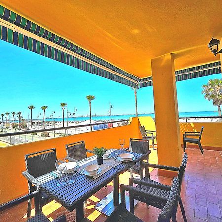 Beachfront Duplex 1ª Linea & Terraces Oceanfront El Puerto de Santa Maria Luaran gambar
