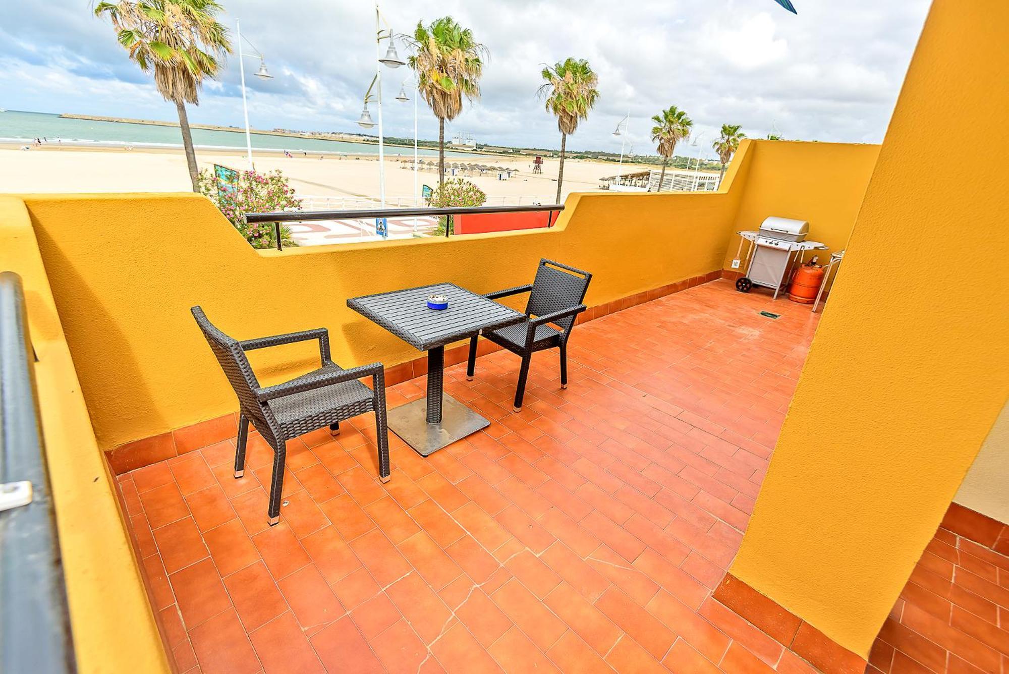 Beachfront Duplex 1ª Linea & Terraces Oceanfront El Puerto de Santa Maria Luaran gambar