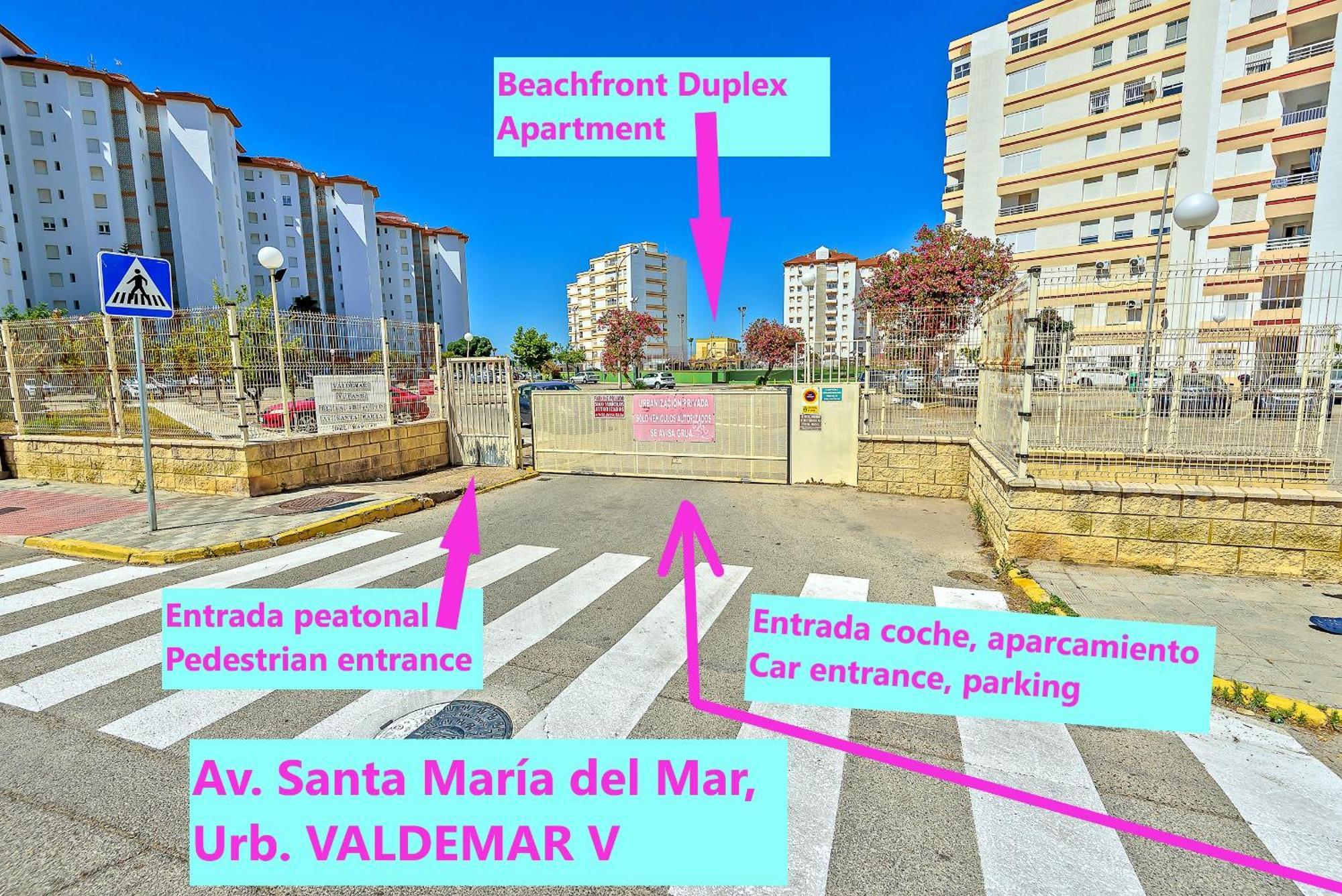 Beachfront Duplex 1ª Linea & Terraces Oceanfront El Puerto de Santa Maria Luaran gambar