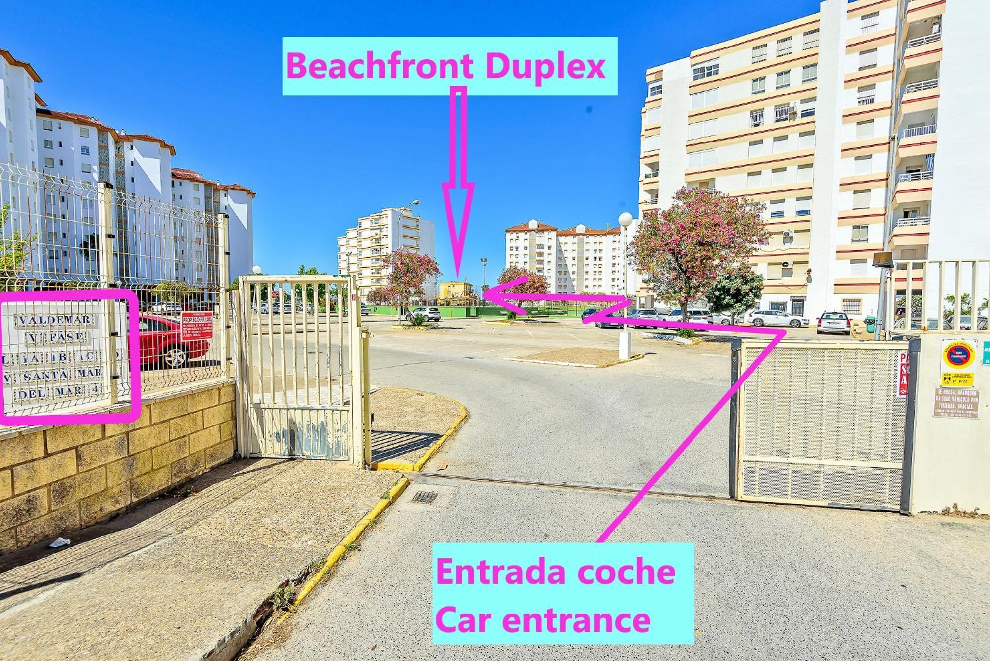 Beachfront Duplex 1ª Linea & Terraces Oceanfront El Puerto de Santa Maria Luaran gambar